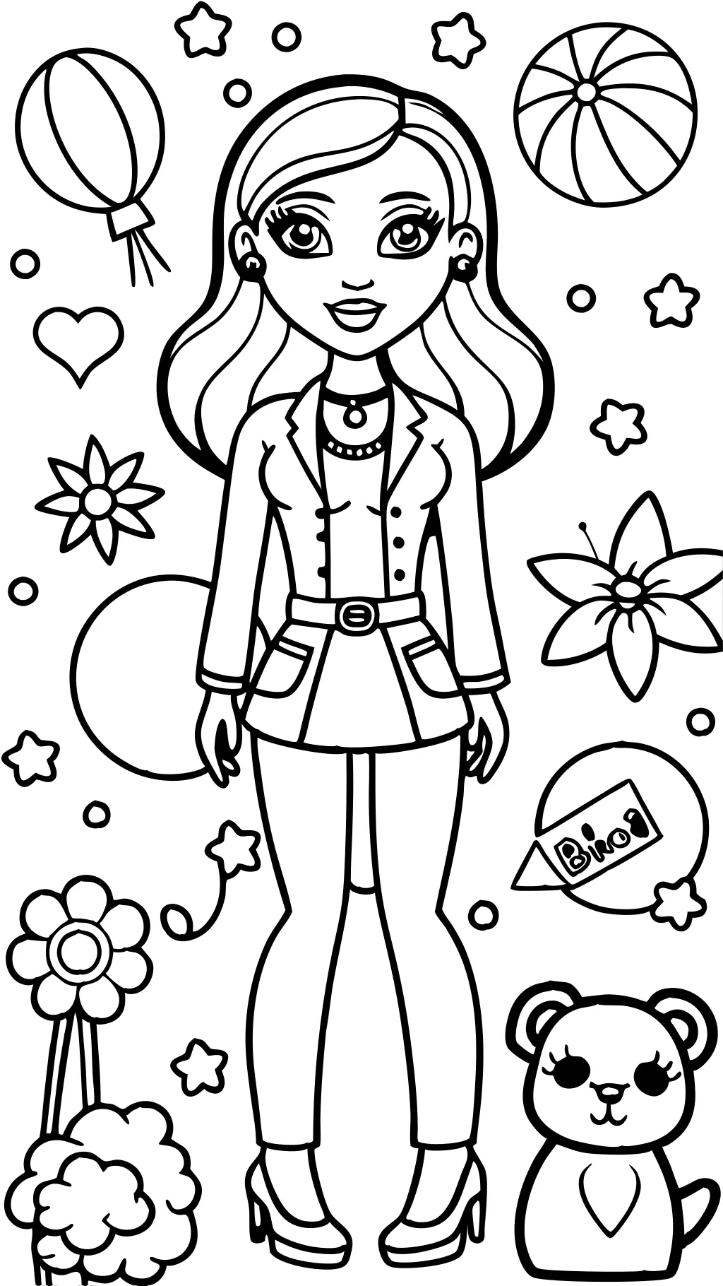 coloriage Barbie